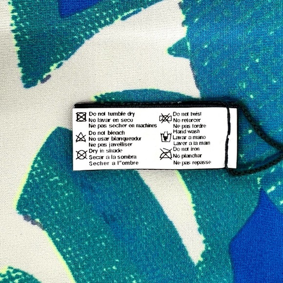 MAAJI Swimsuit Womens Medium Blue Orange Crystal Cavern Bikini Bottom Reversible - Picture 10 of 10